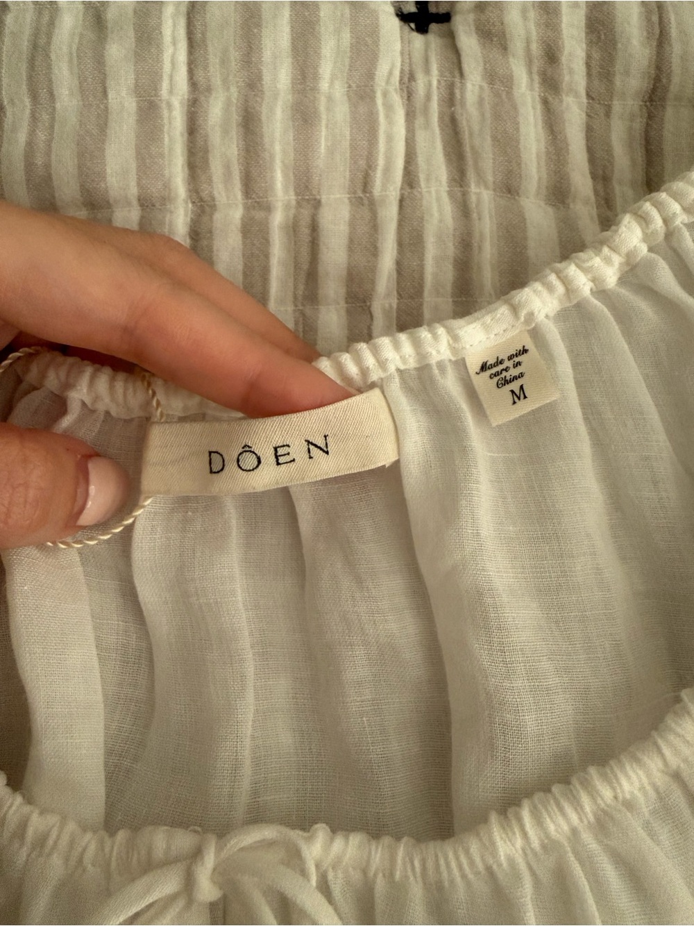 Doen Solina Top in Salt - Picture 3 of 5